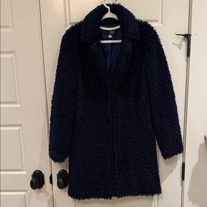 Kut from the Kloth Deep Blue Teddy Jacket